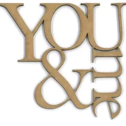 Chipboard You and Me Dayka