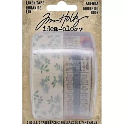 Cinta Adhesiva de Lino Agenda Idea-Ology Tim Holtz