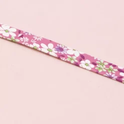 Cinta de Ecopiel Flores Rosa Craftelier 1cm