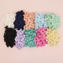 Cinta de Pompón Amarillo Pastel Craftelier 12mm