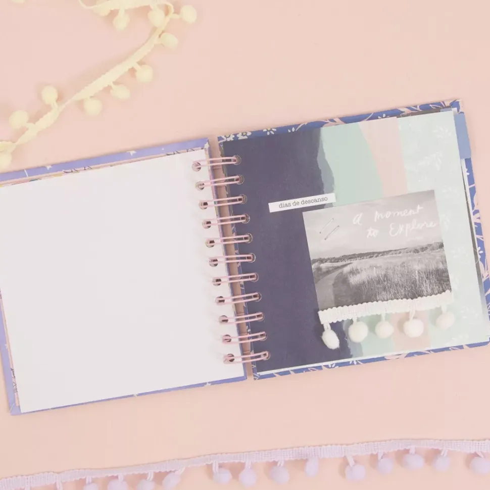 Cinta de Pompón Azul Marino Craftelier 12mm