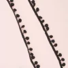 Cinta de Pompón Negra Craftelier 12mm