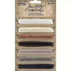 Cintas de Terciopelo Neutrals Tim Holtz