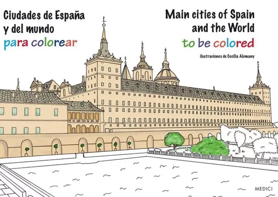 Ciudades de España y del Mundo Para Colorear