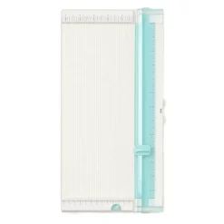 Cizalla y tabla para marcar Trim and Score Board Turquesa We R Memory Keepers