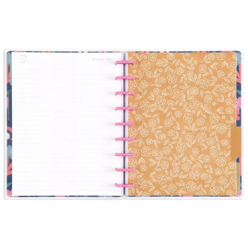 Classic Diario Guiado Faith Bold Blossoms Happy Planner 2024
