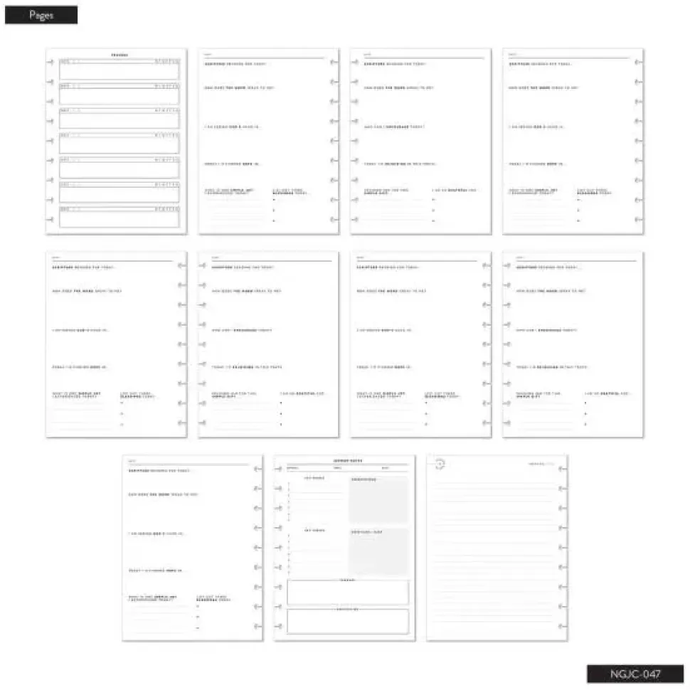 Classic Diario Guiado Faith Bold Blossoms Happy Planner 2024