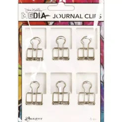 Clips de pinza plateados pequeños Dina Wakley Ranger