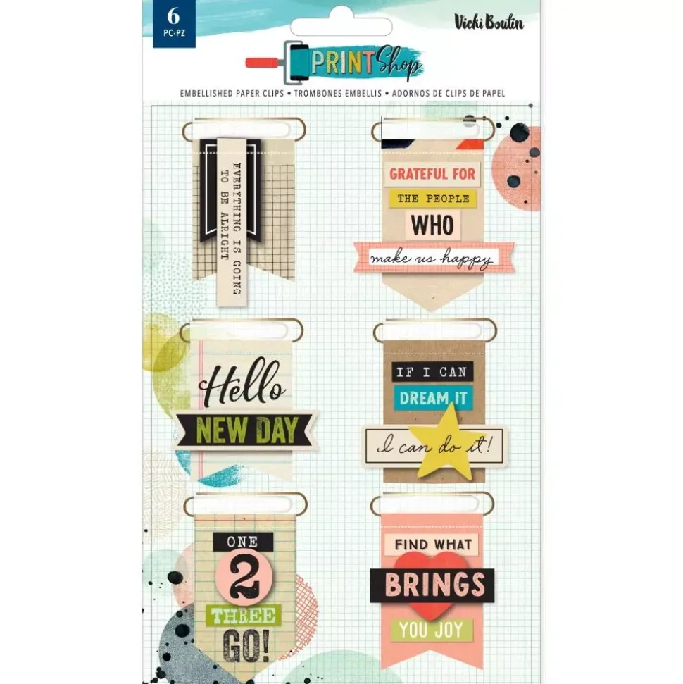 Clips Decorativos Print Shop Vicki Boutin