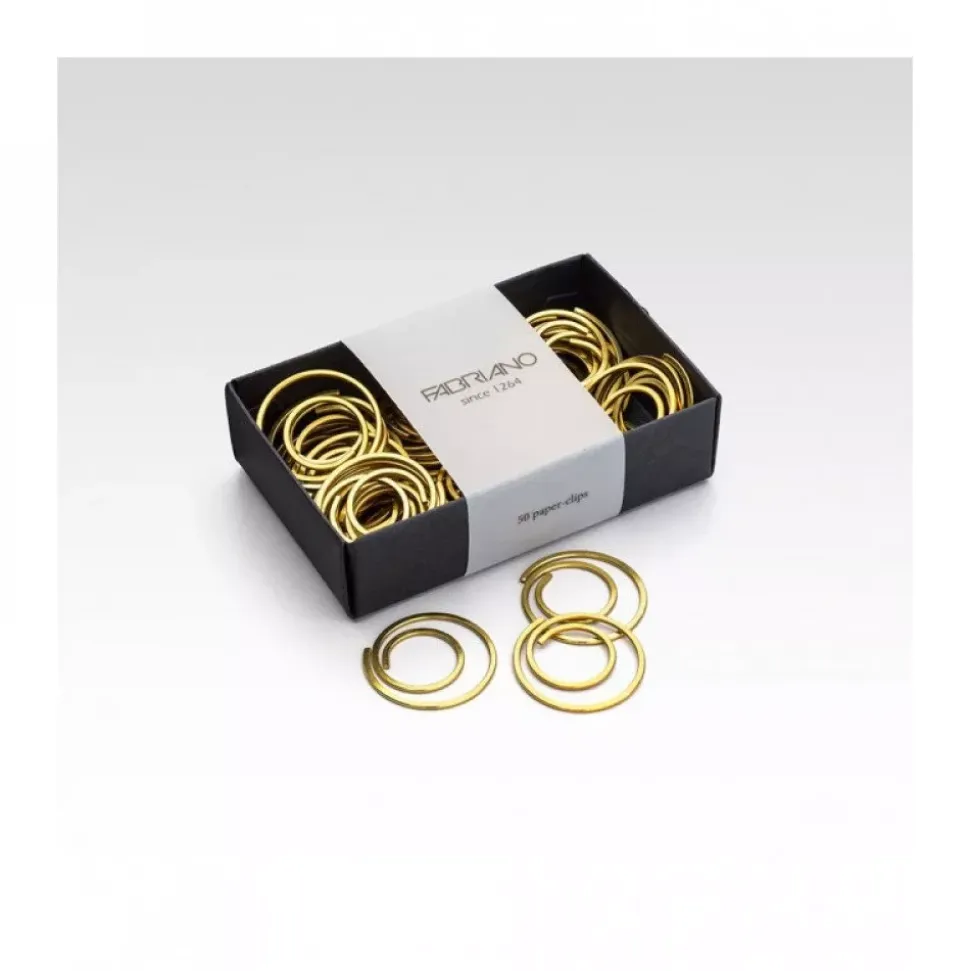 Clips Espiral Dorado Fabriano