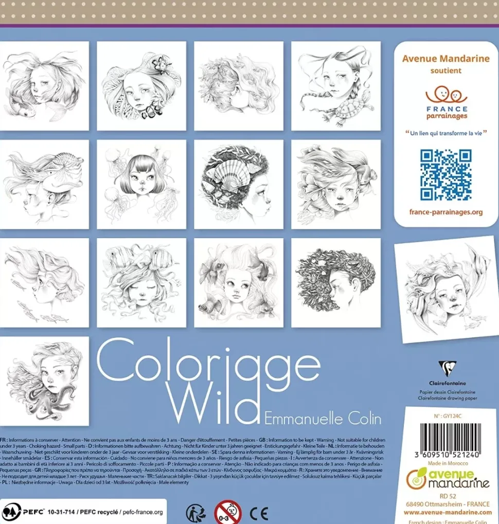 Coloriage Wild 06 Libro para colorear