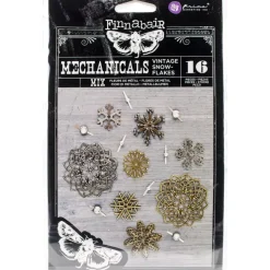 Copos de nieve metálicos vintage Finnabair