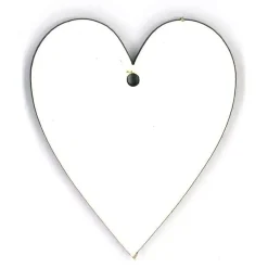 Corazón en tablero blanco