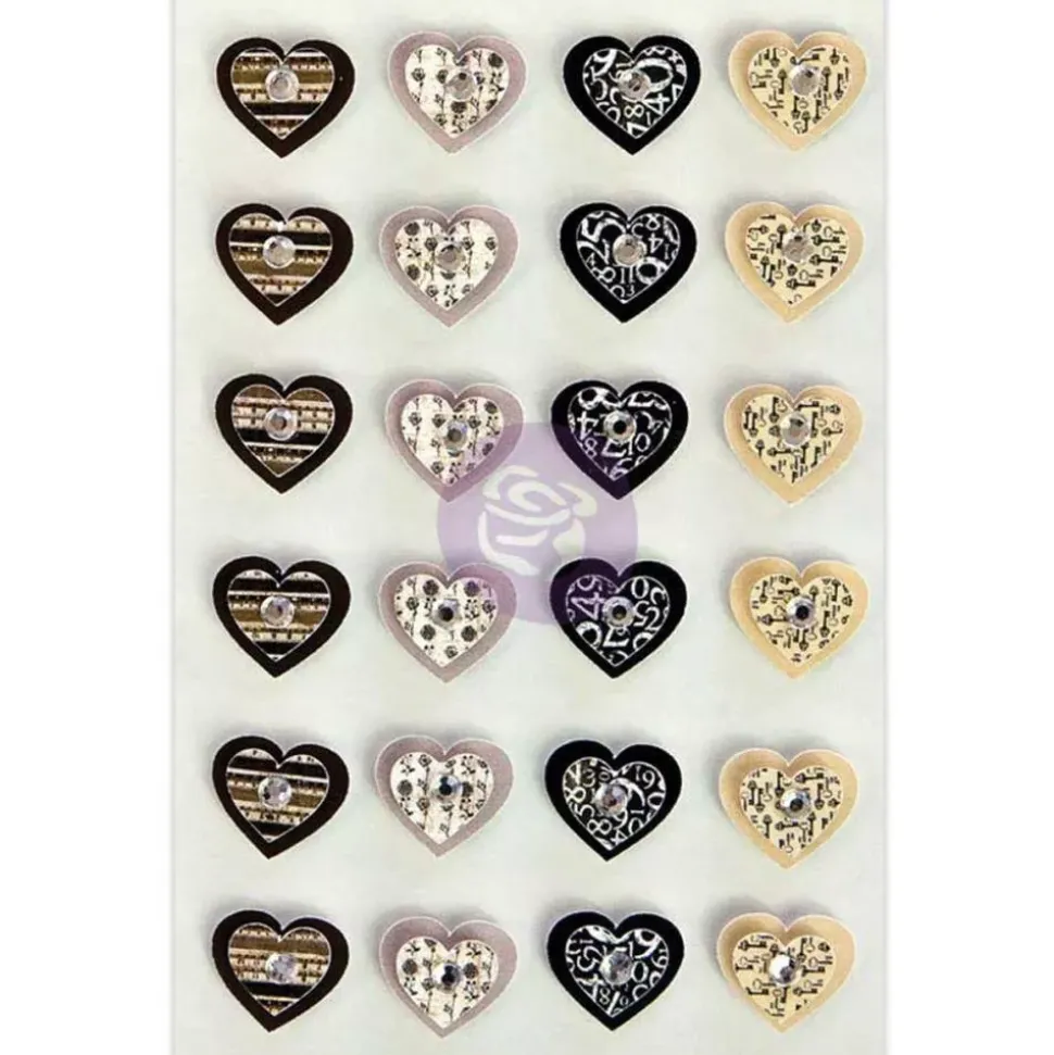 Corazones Vintage Heart Traveler's Journal de papel Prima