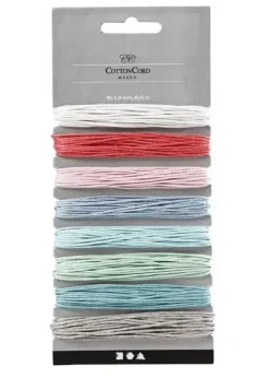 Cordón de Algodón Encerado Colores Surtidos Creativ Company 1mm