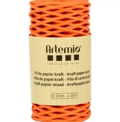 Cordón de Papel Naranja Artemio 2mm