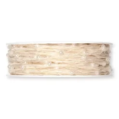 Cordón de Perlas Crema Halbach 20m