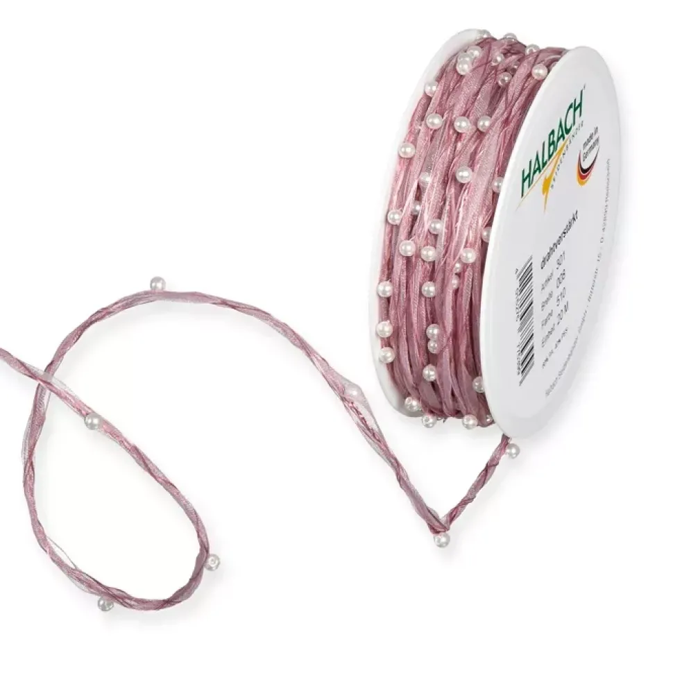 Cordón de Perlas Rosa Halbach 20m