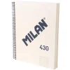 Cuaderno cuadriculado beige Serie 1918 Milan A4 95g/m²