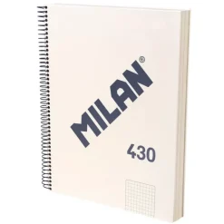 Cuaderno cuadriculado beige Serie 1918 Milan A4 95g/m²