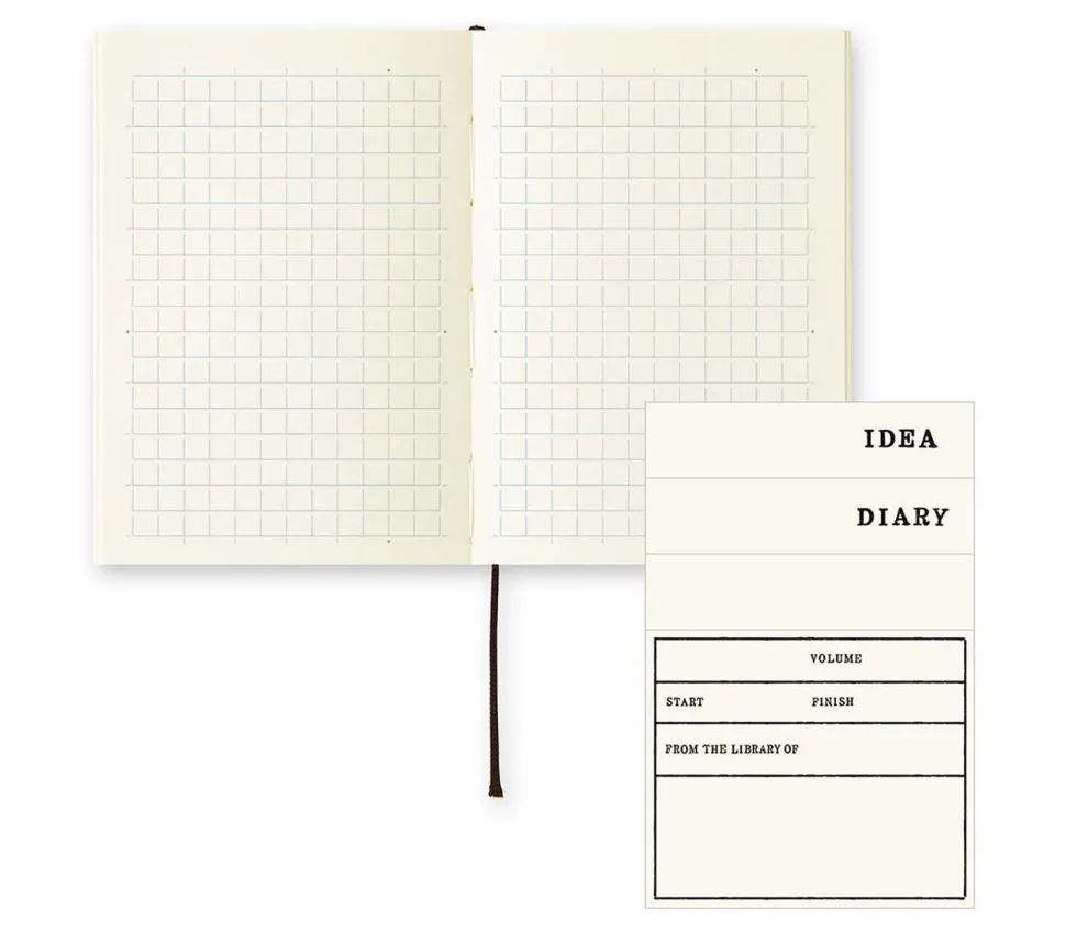 Cuaderno cuadriculado Midori MD Paper A7