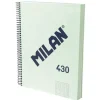 Cuaderno cuadriculado verde Serie 1918 Milan A4 95g/m²