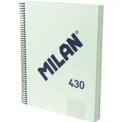 Cuaderno cuadriculado verde Serie 1918 Milan A4 95g/m²