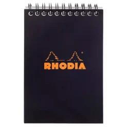 Cuaderno de Espiral Cuadrículado Clásico nº13 Rhodia 80g/m² 10.5 x 14.8cm