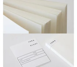 Cuaderno liso cuadrado algodón Midori MD Paper A5