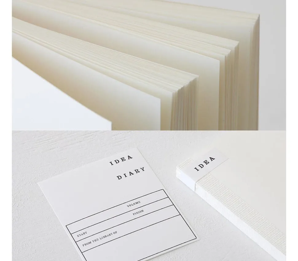 Cuaderno liso cuadrado algodón Midori MD Paper A5