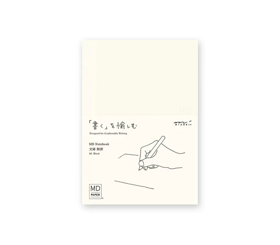 Cuaderno liso Midori MD Paper A6