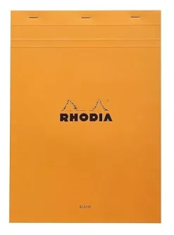 Cuaderno liso Naranja Rhodia A4