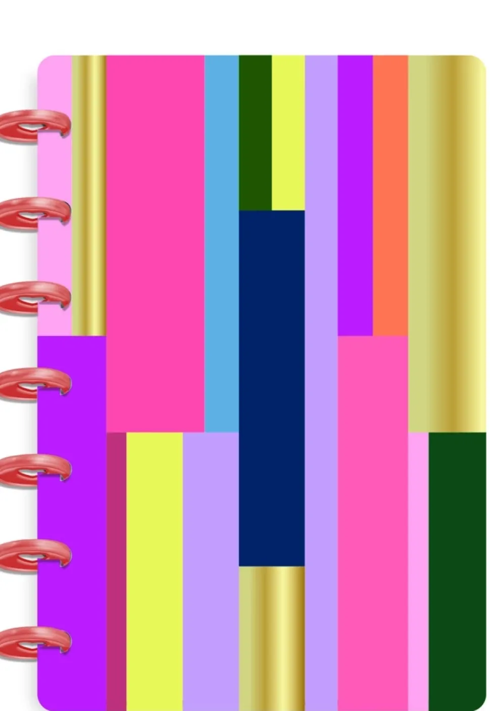 Cuaderno Mini Color Block Brights Happy Planner