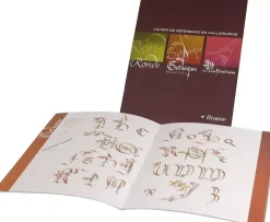Cuaderno para practicar Caligrafía redonda, Gótica e ilustraciones Brause