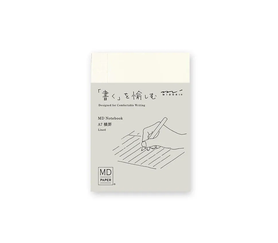 Cuaderno rayado Midori MD Paper A7