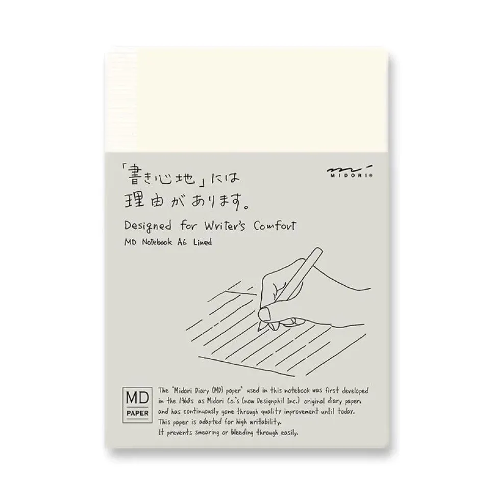 Cuaderno rayado Midori MD Paper A6