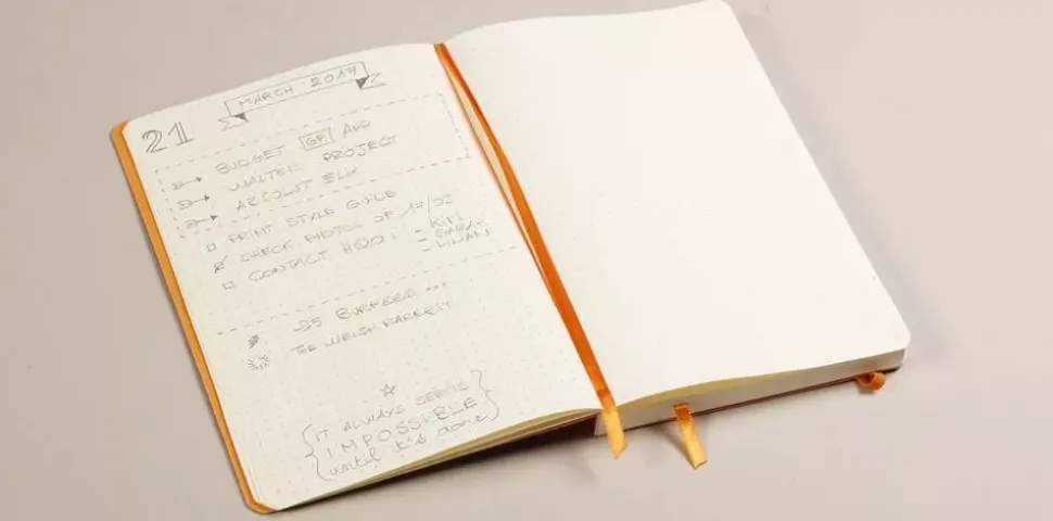 Cuaderno Rhodia para Bullet Journal Lila