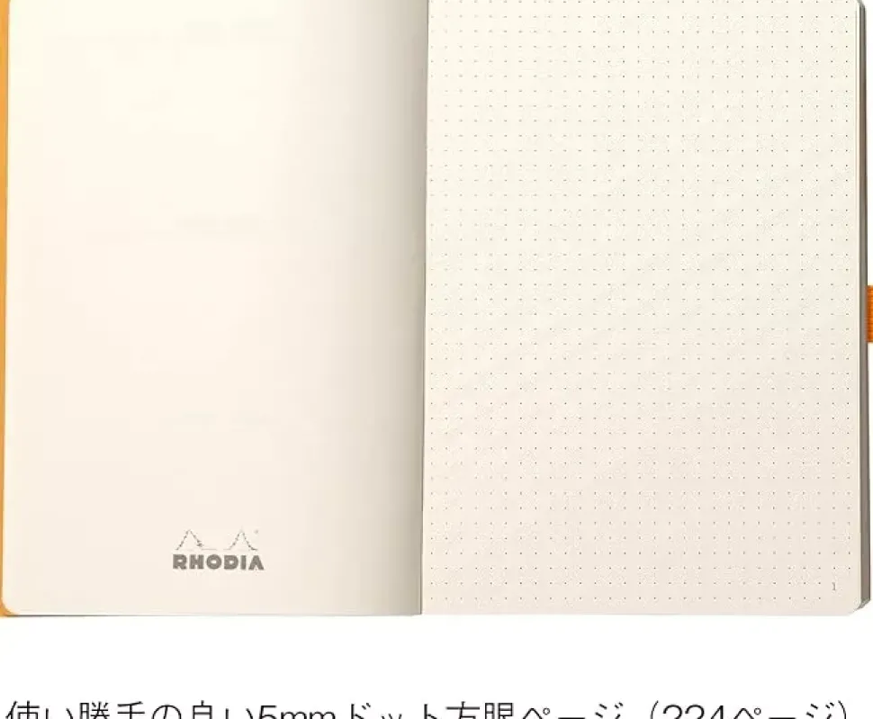 Cuaderno Rhodia para Bullet Journal Nacarat