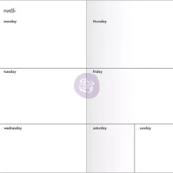 Cuaderno Weekly para midori Traveler's Journal Prima