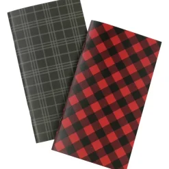 Cuadernos Red Buffalo Plaid Weekly Calendar para midori Traveler's Journal Echo Park