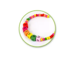 Cuentas de Madera de Colores Abecedario MultiCraft 8mm