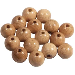 Cuentas de madera Natural Rayher 12mm