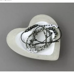 Cuentas de Plástico Blanco Abecedario Rayher 6mm