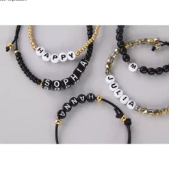 Cuentas de Plástico Blanco Abecedario Rayher 6mm