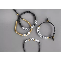 Cuentas de Plástico Blanco Abecedario Rayher 6mm