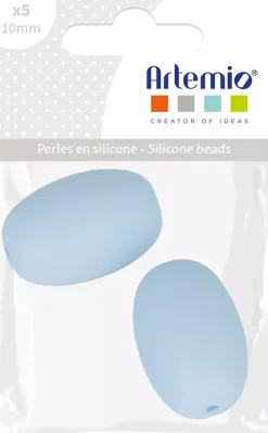 Cuentas de silicona Oliva Azul My little Baby Artemio