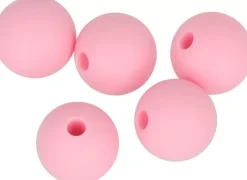 Cuentas de silicona Rosa My little Baby Artemio 10mm