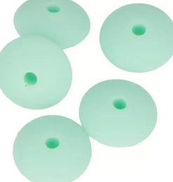 Cuentas de silicona Óvalo Verde My little Baby Artemio