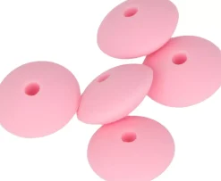 Cuentas de silicona Óvalo Rosa My little Baby Artemio