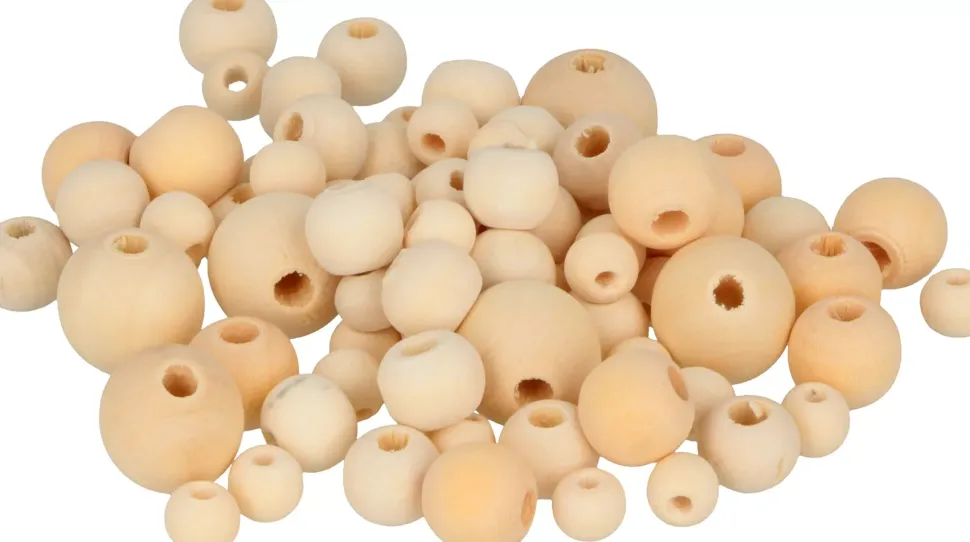 Cuentas Madera Redondas Artemio 350pz